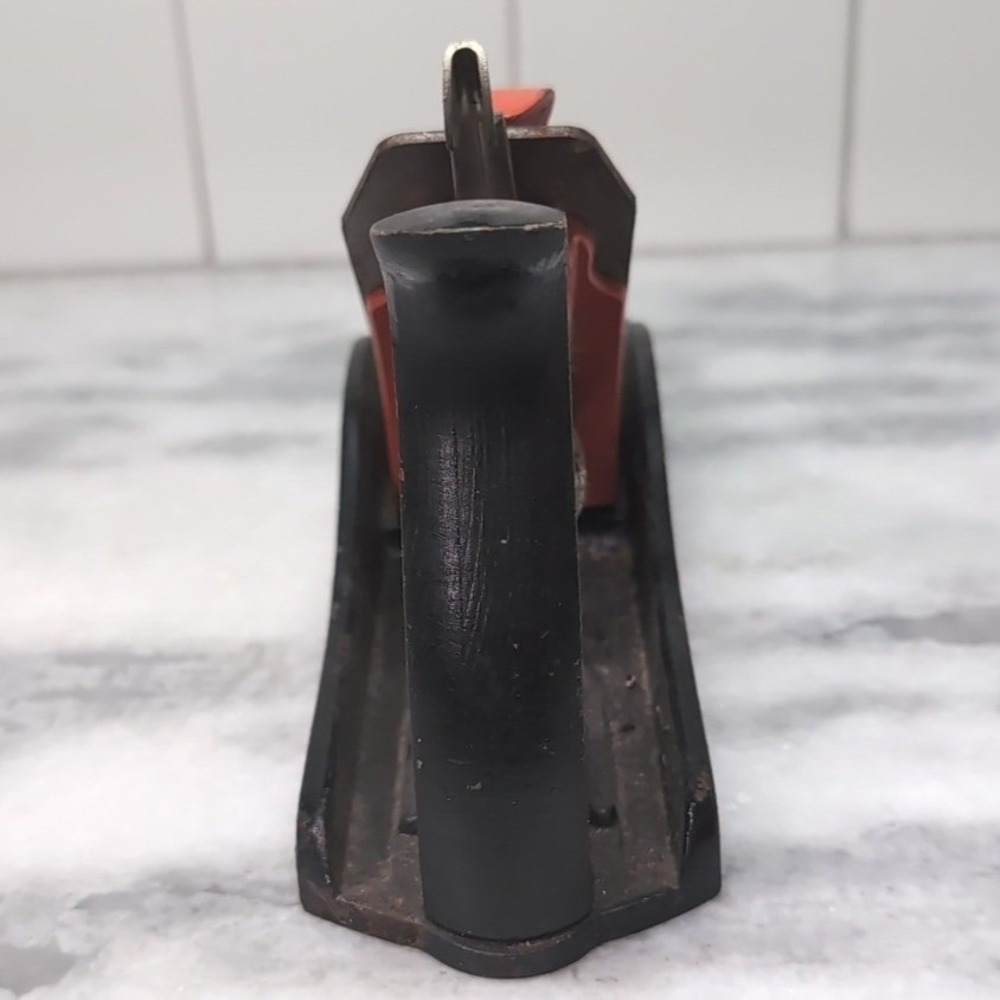 Sears Vintage Hand Plane Red Lever Cap Made in USA Woodworking Tool 9.5 Inch - Picture 5 of 10